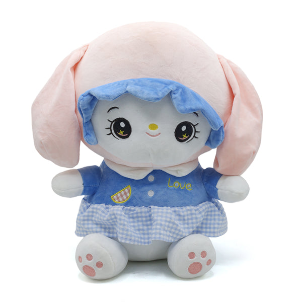 Cute Beautiful Cap Doll Frock Soft Toys Doll For Girls - Blue