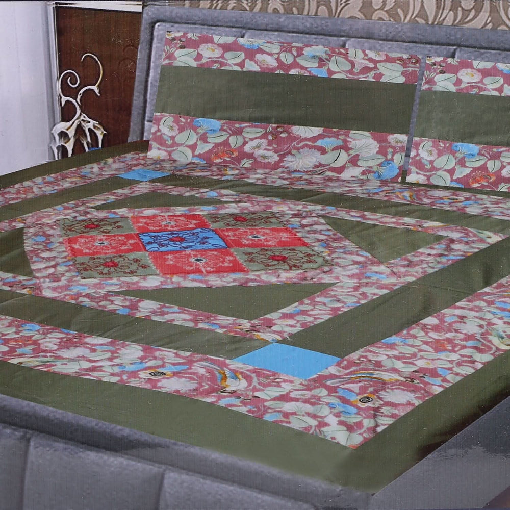 Double Quilt Applic Bed Sheet - A6, Double Size Bed Sheet, Chase Value, Chase Value