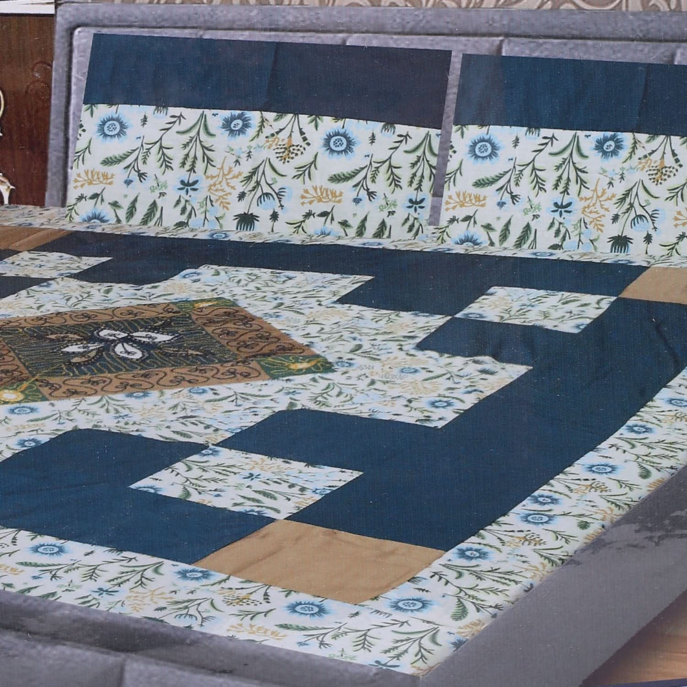 Double Quilt Applic Bed Sheet - A8, Double Size Bed Sheet, Chase Value, Chase Value