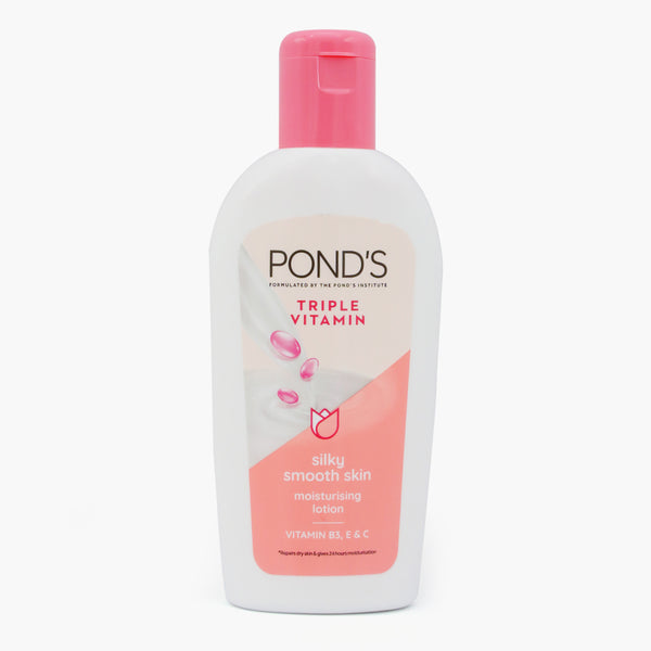 Pond's Triple Vitamin Silky Smooth Skin Moisturising Lotion - 200ml, Creams & Lotions, Pond's, Chase Value