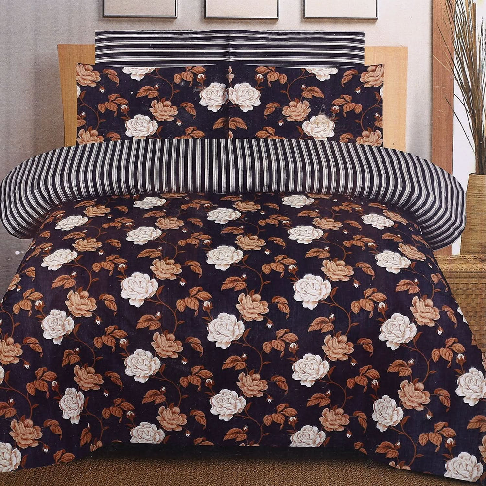 Valuables Double Bed Sheet - Multi Color, Double Size Bed Sheet, Chase Value, Chase Value