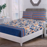 Fitted Bed Sheet With 2 Pillow - Multi Color, Single Size Bed Sheet, Valuable, Chase Value