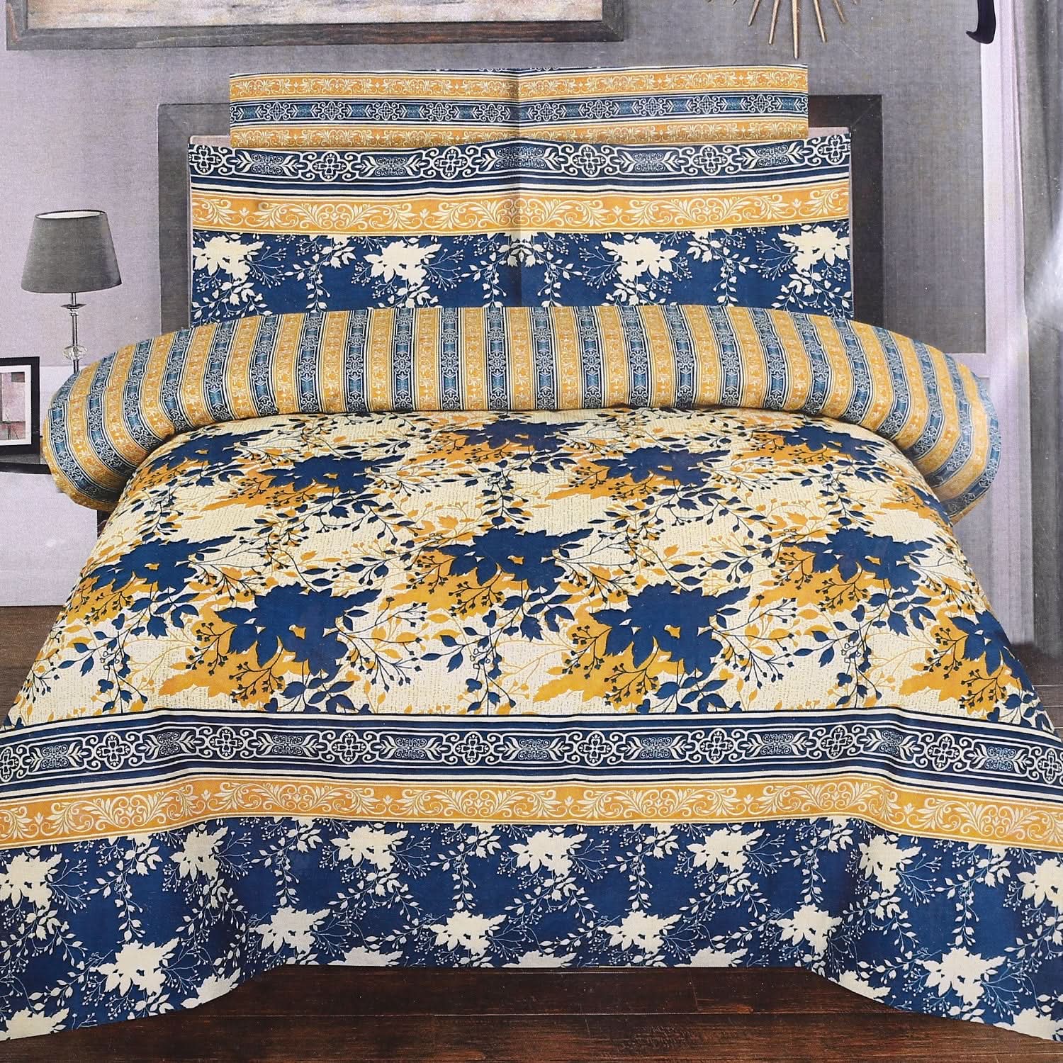 Valuables Double Bed Sheet - Multi Color, Double Size Bed Sheet, Chase Value, Chase Value