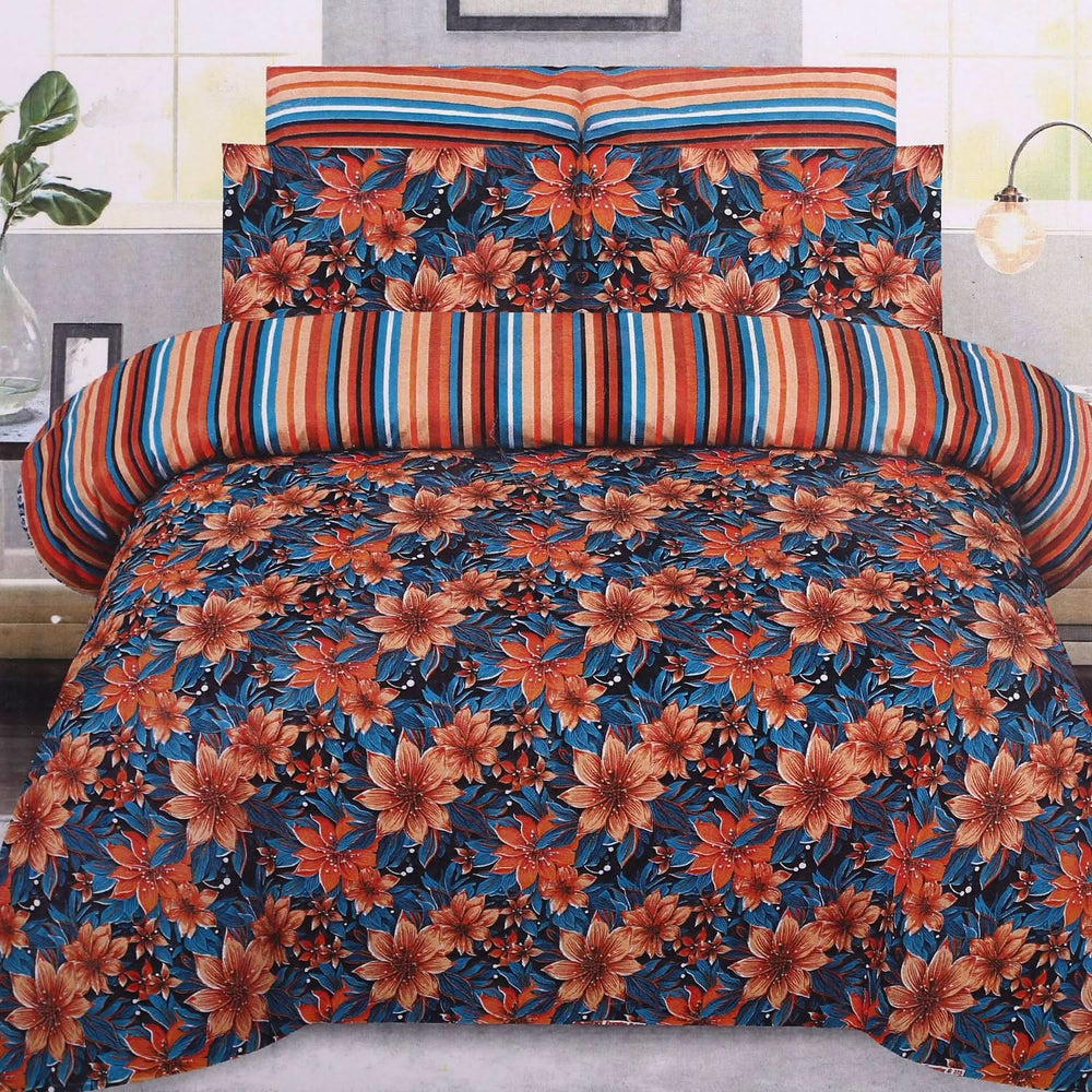 Valuables Double Bed Sheet - Multi Color, Double Size Bed Sheet, Chase Value, Chase Value