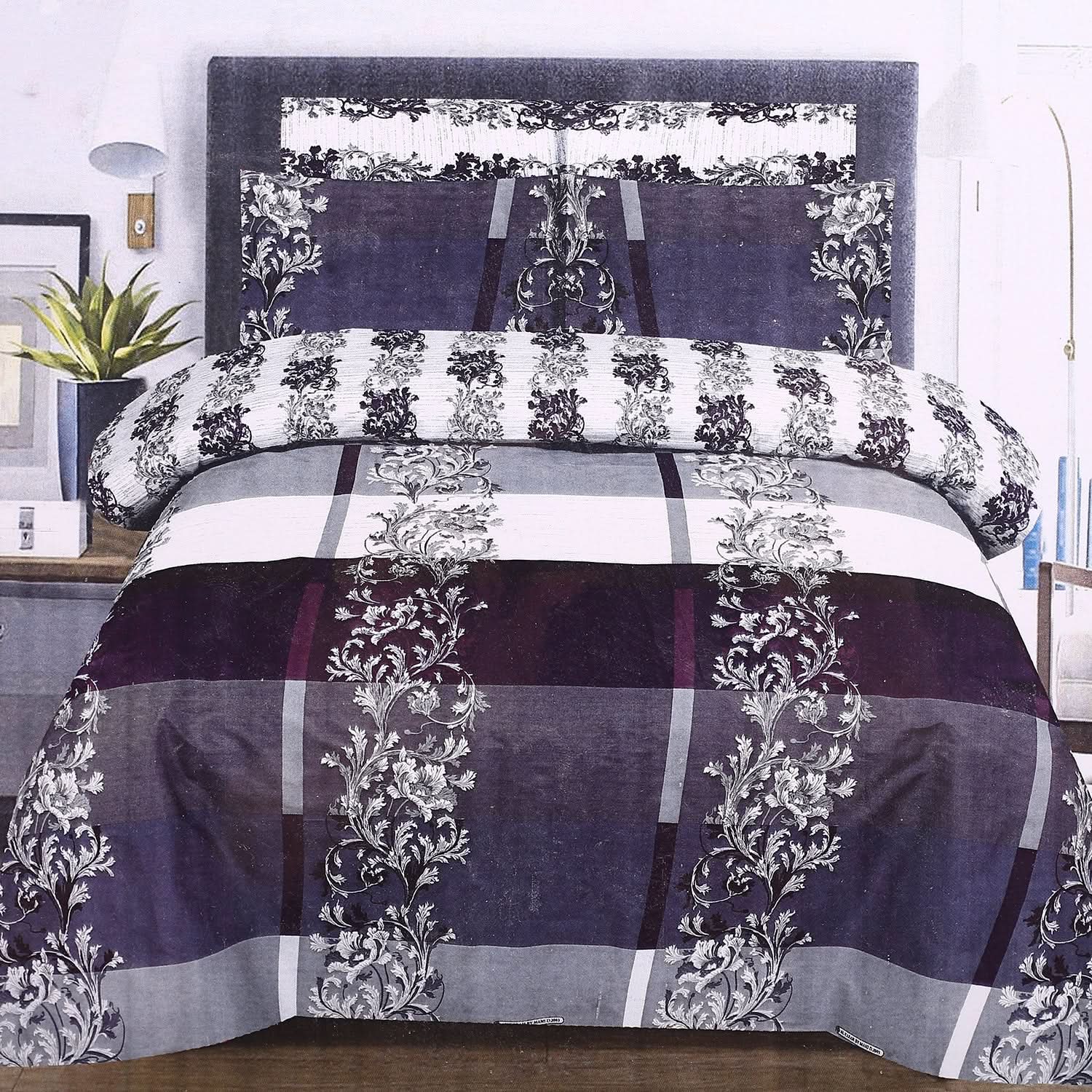 Valuables Double Bed Sheet - Multi Color, Double Size Bed Sheet, Chase Value, Chase Value