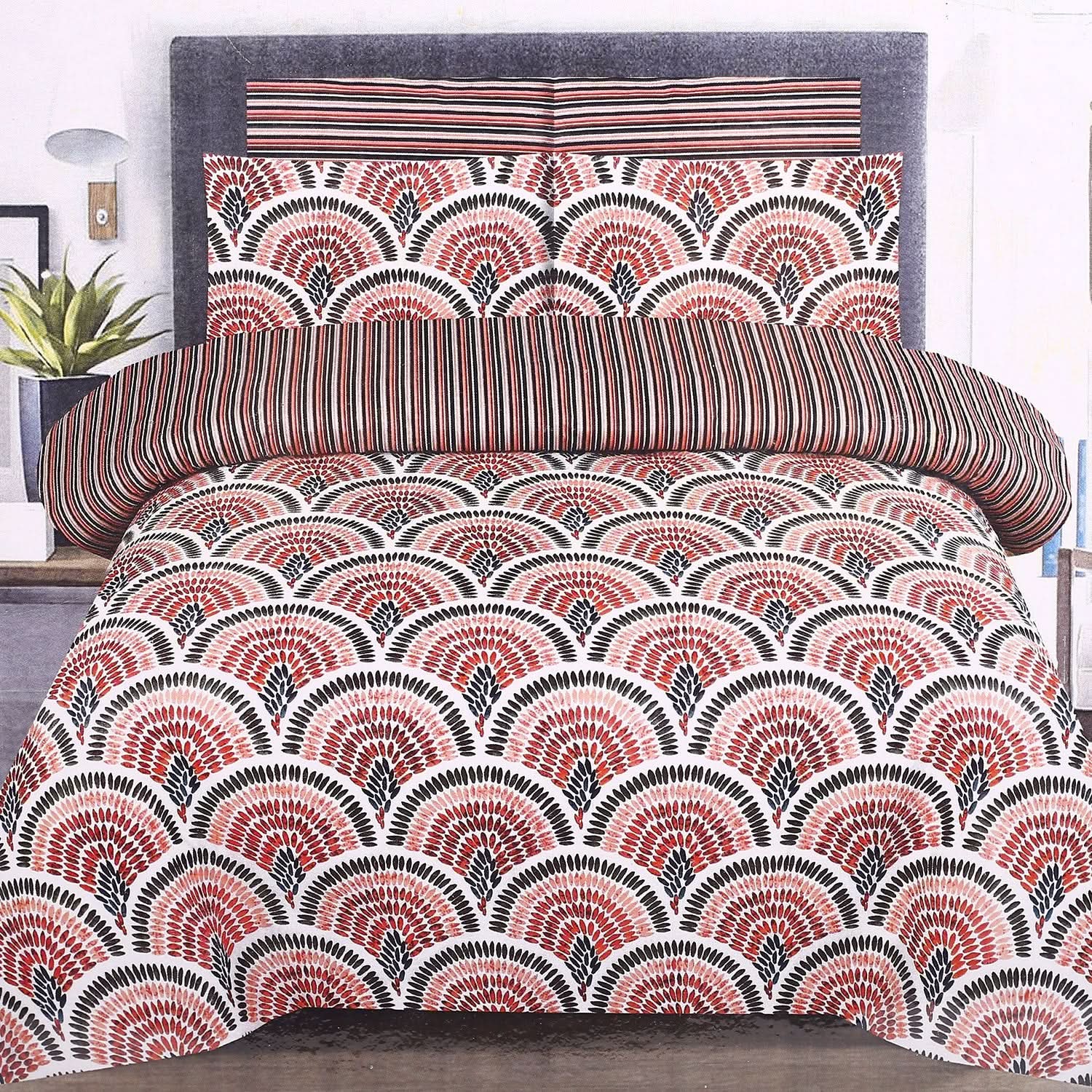 Valuables Double Bed Sheet - Multi Color, Double Size Bed Sheet, Chase Value, Chase Value