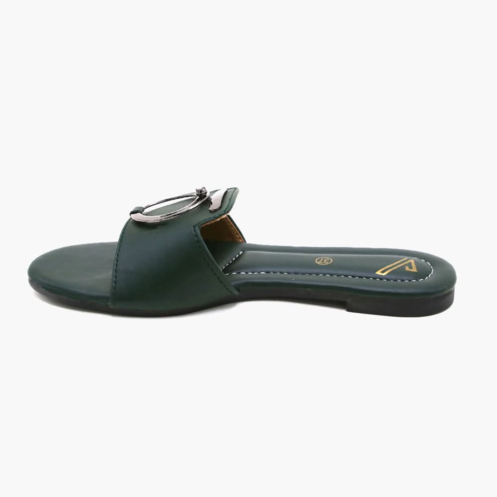 Women's Slipper - Green, Women Slippers, Chase Value, Chase Value