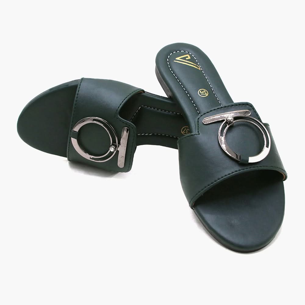 Women's Slipper - Green, Women Slippers, Chase Value, Chase Value