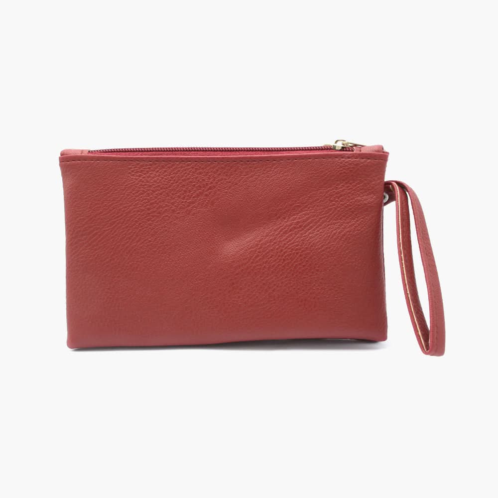Women's Clutch - Maroon, Women Clutches, Chase Value, Chase Value