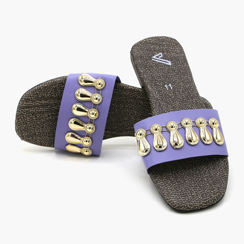 Girls Slipper - Purple, Girls Slippers, Chase Value, Chase Value