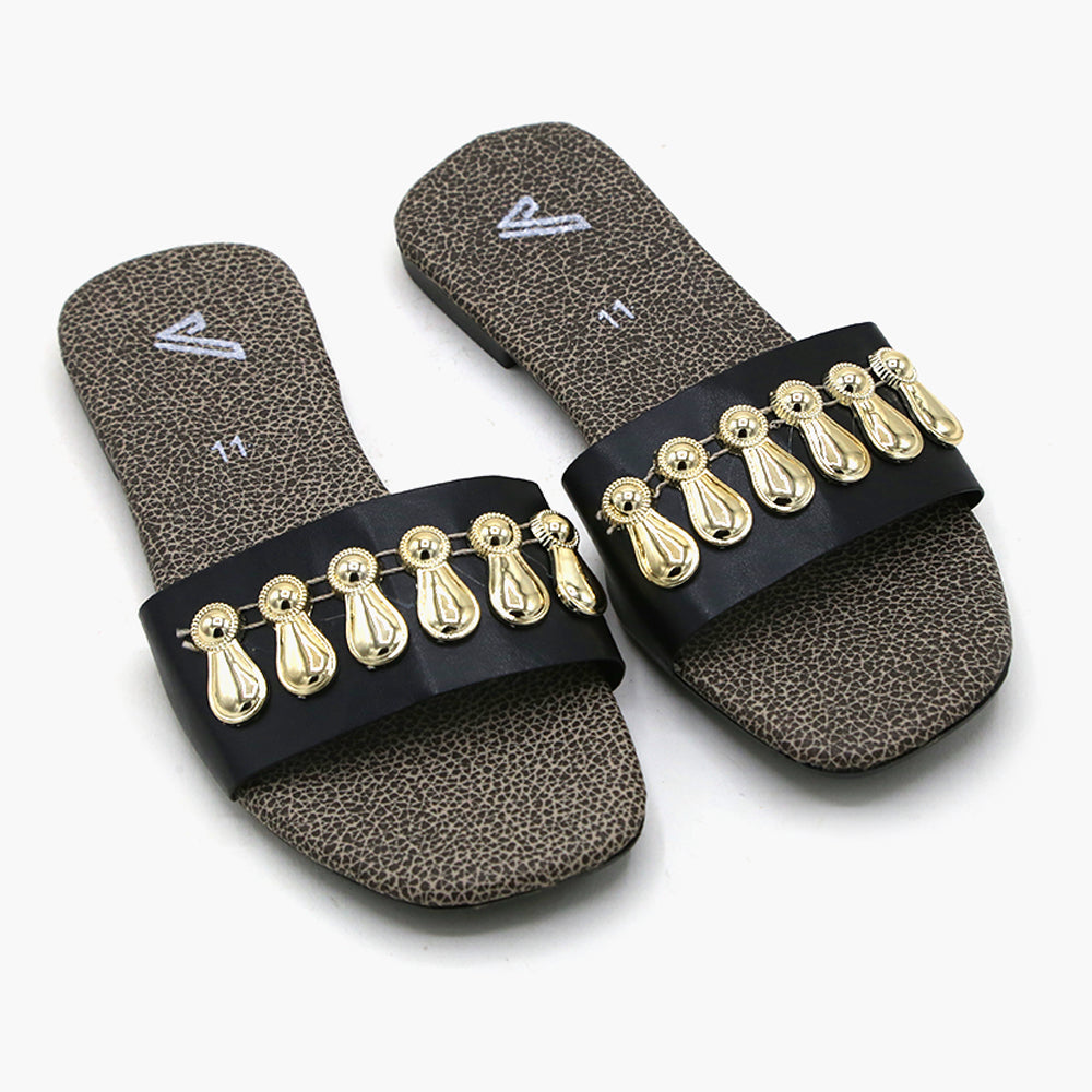 Girls Slipper - Black, Girls Slippers, Chase Value, Chase Value