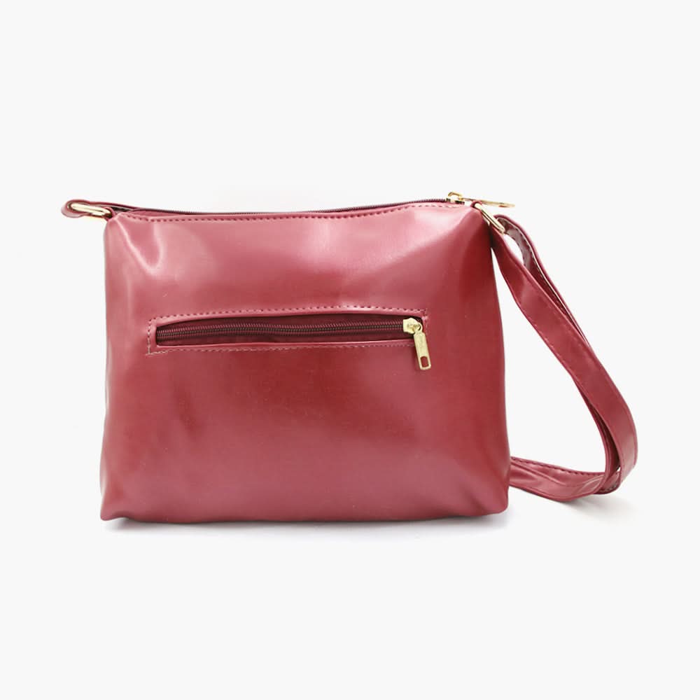 Women's Bag - Maroon, Women Bags, Chase Value, Chase Value
