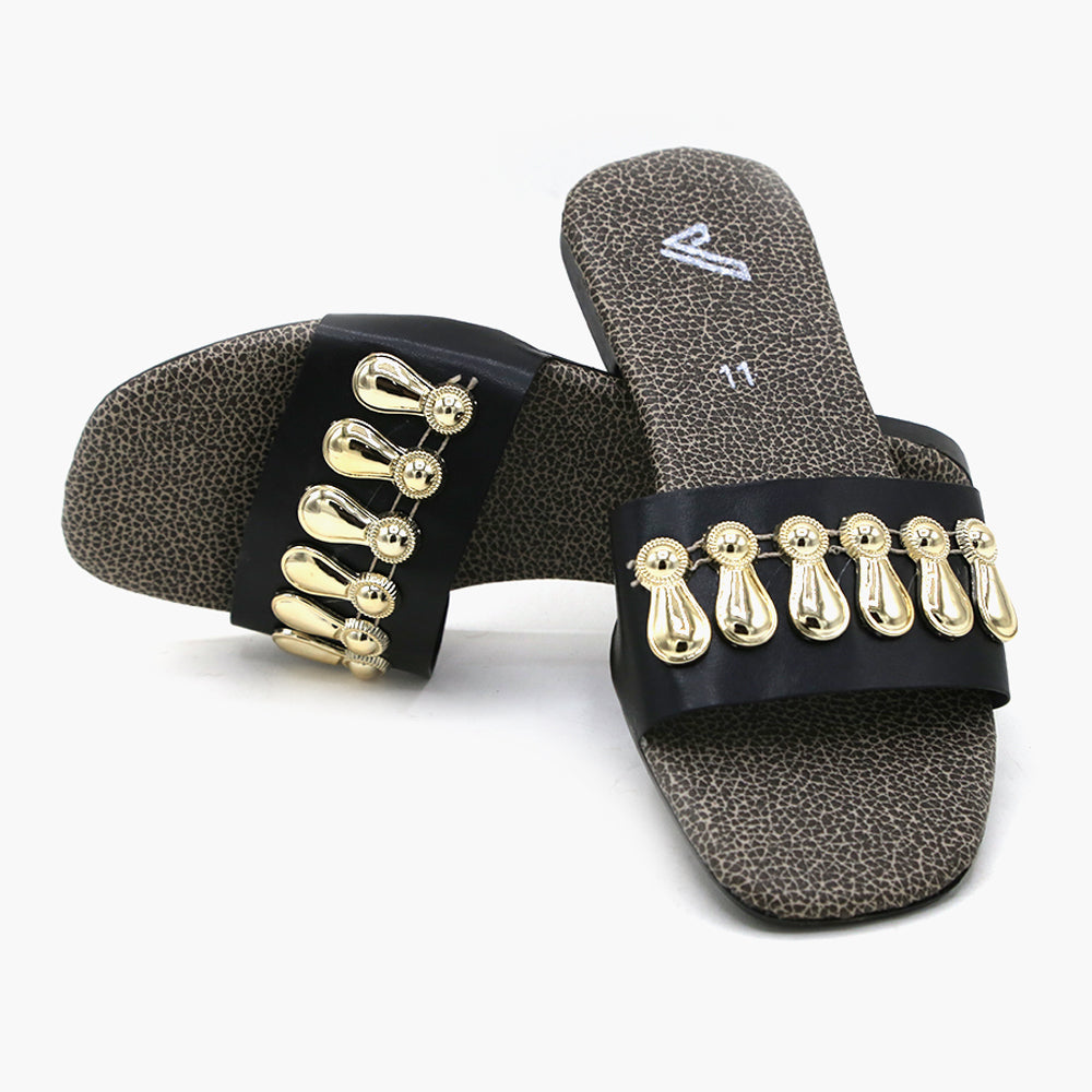 Girls Slipper - Black, Girls Slippers, Chase Value, Chase Value