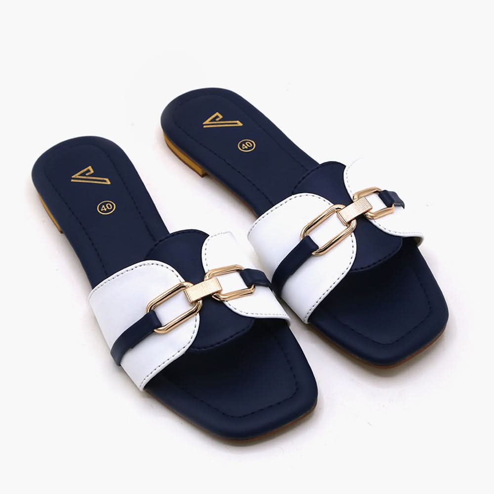 Women's Slipper - Navy Blue, Women Slippers, Chase Value, Chase Value