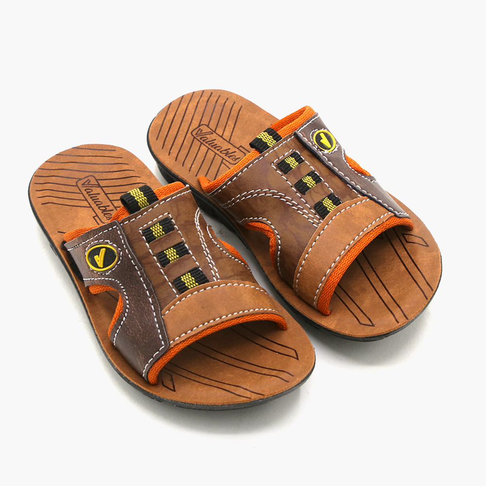 Boys Slipper - Mustard, Boys Slippers, Chase Value, Chase Value
