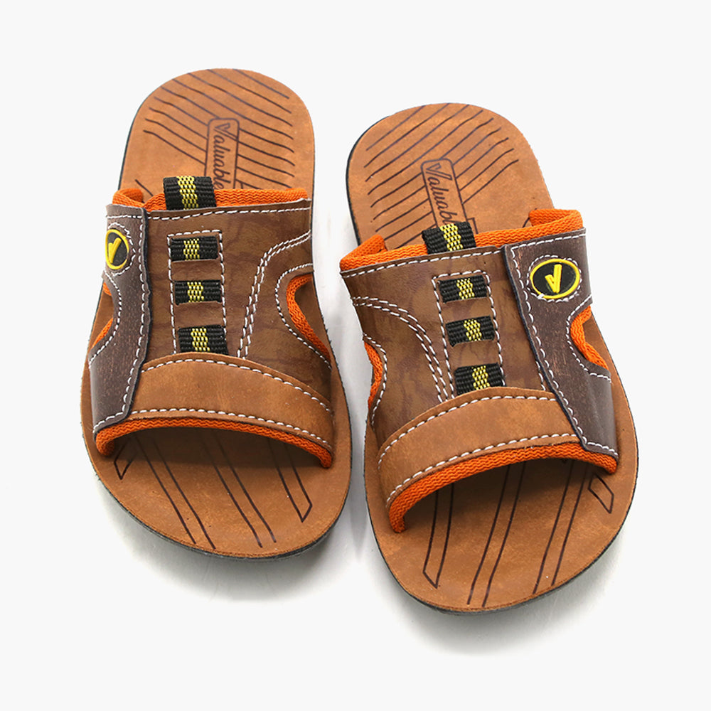 Boys Slipper - Mustard, Boys Slippers, Chase Value, Chase Value