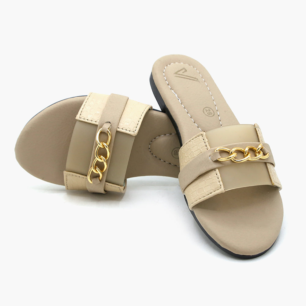 Girls Slipper - Fawn, Girls Slippers, Chase Value, Chase Value