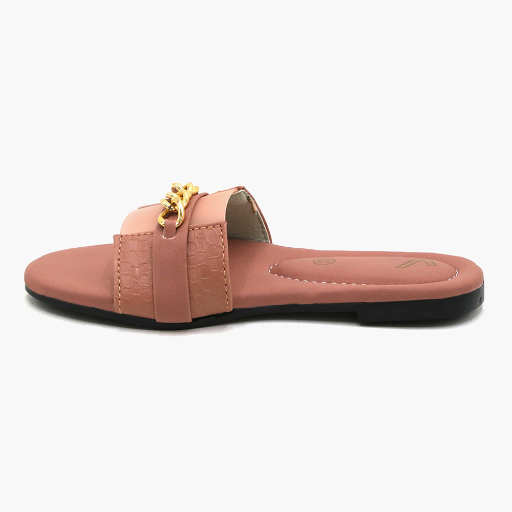 Girls Slipper - Peach, Girls Slippers, Chase Value, Chase Value