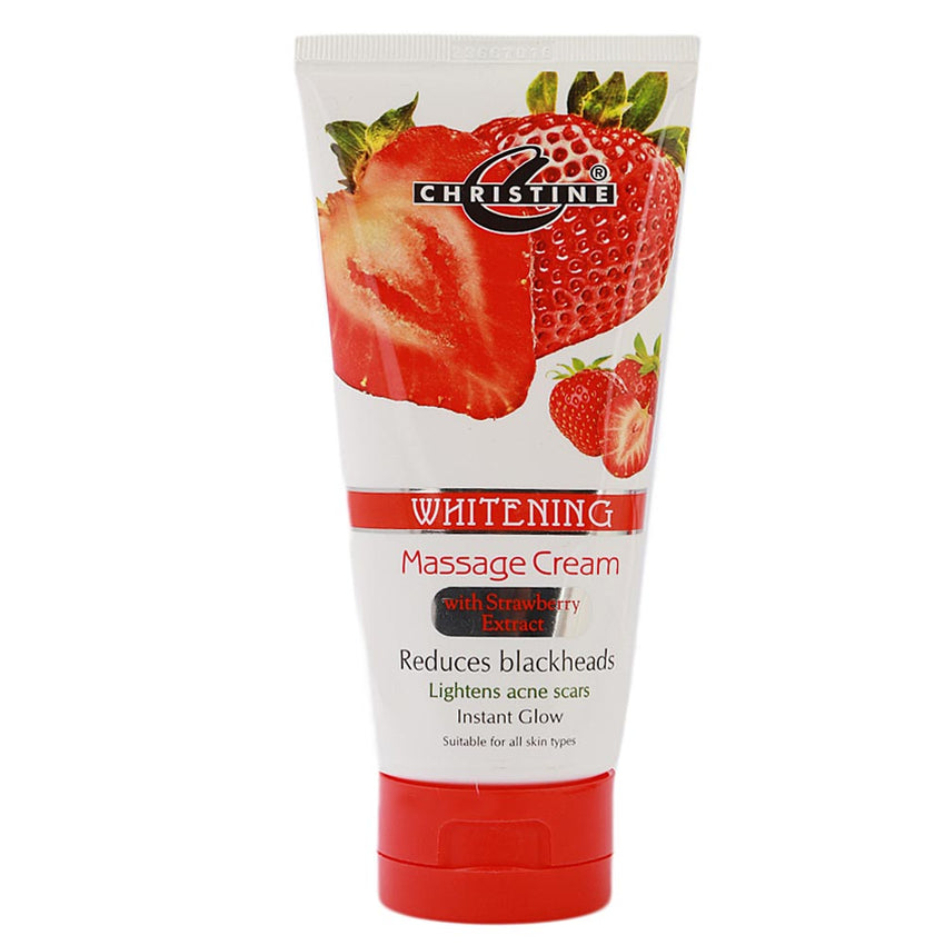 Christine Whitening Massage Cream (Strawberry) 150ml, Beauty & Personal Care, Face Whitening, Christine, Chase Value