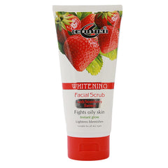 Christine Whitening Facial Scrub (Strawberry) 150ml, Beauty & Personal Care, Scrubs, Chase Value, Chase Value