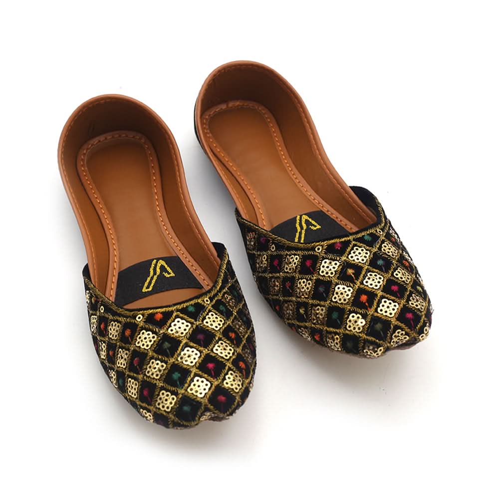Girls Khussa - Black, Girls Khussa, Chase Value, Chase Value