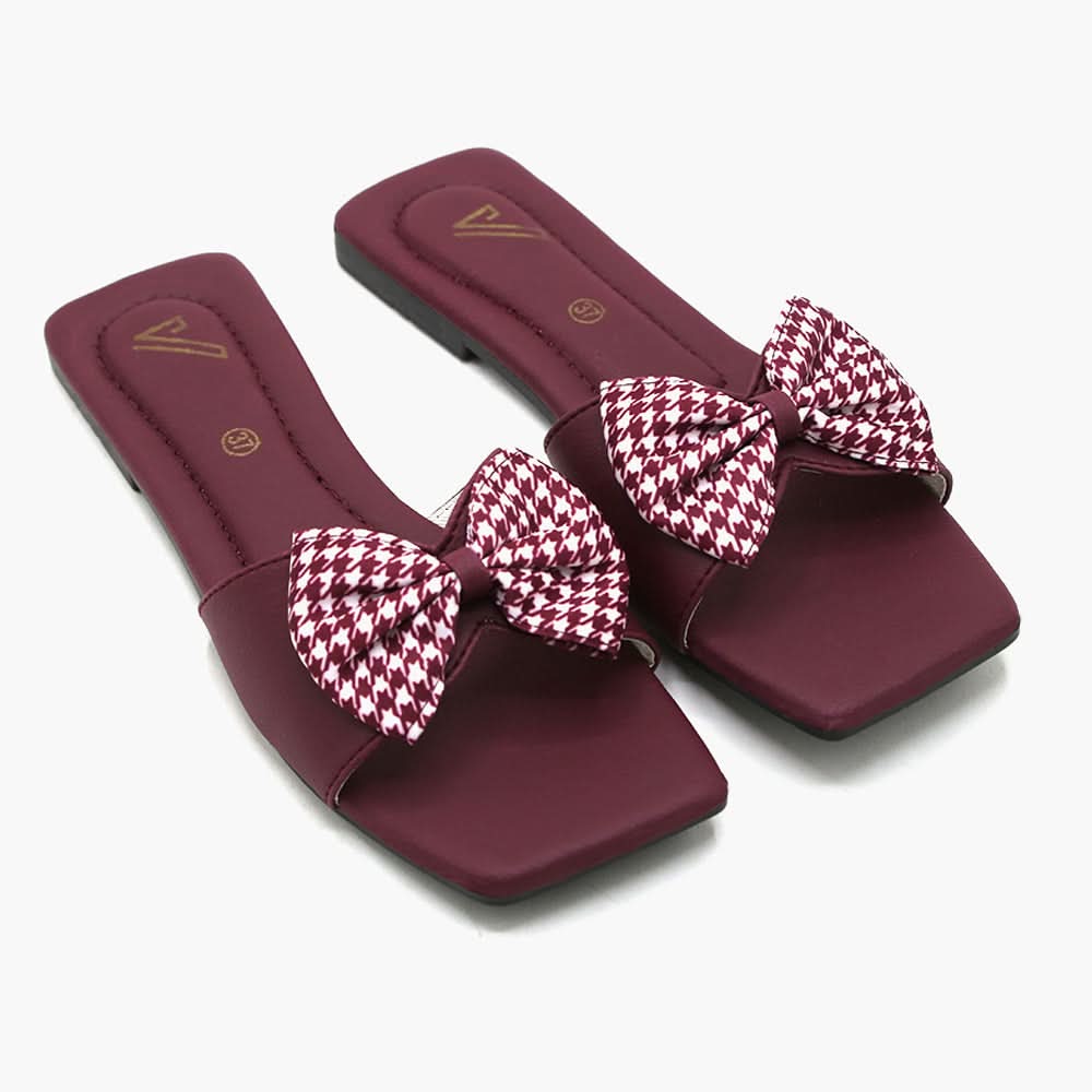 Women's Slipper - Maroon, Women Slippers, Chase Value, Chase Value