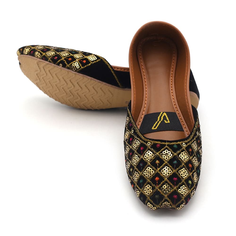 Girls Khussa - Black, Girls Khussa, Chase Value, Chase Value