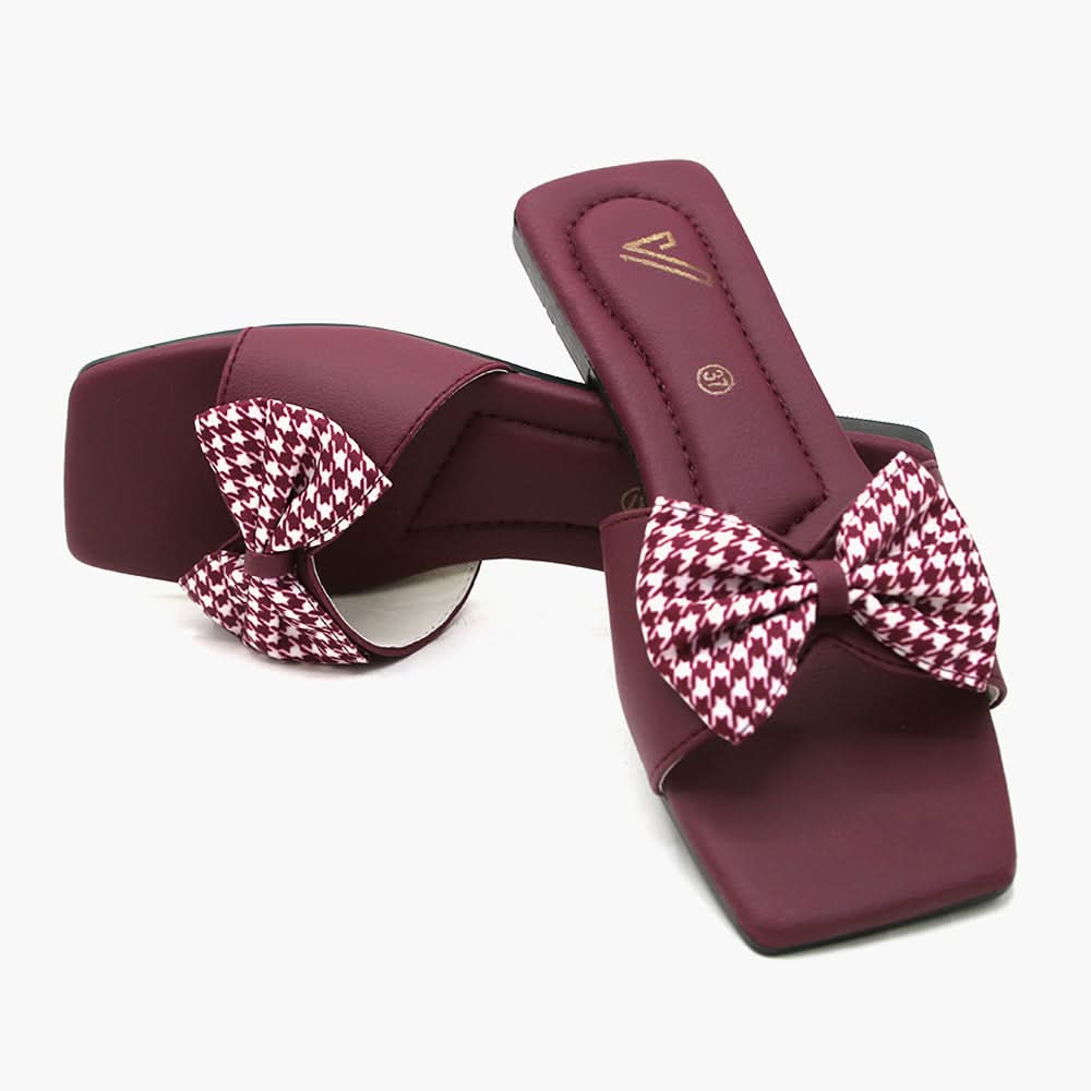 Women's Slipper - Maroon, Women Slippers, Chase Value, Chase Value