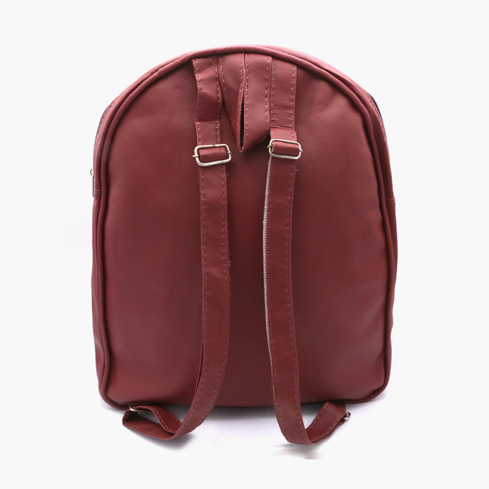Girls Backpack - Maroon, kids bags, Chase Value, Chase Value