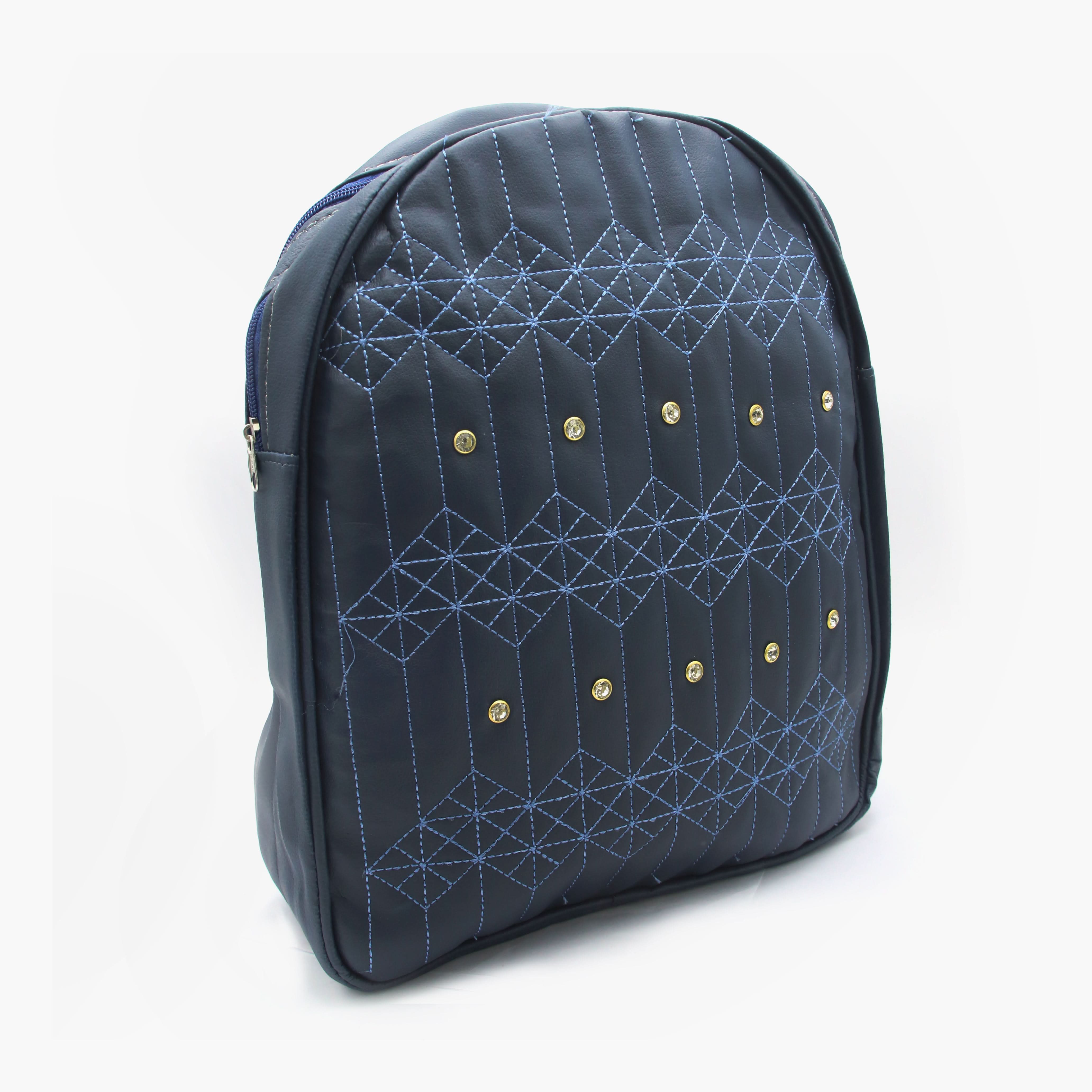 Girls Backpack - Dark Blue, kids bags, Chase Value, Chase Value