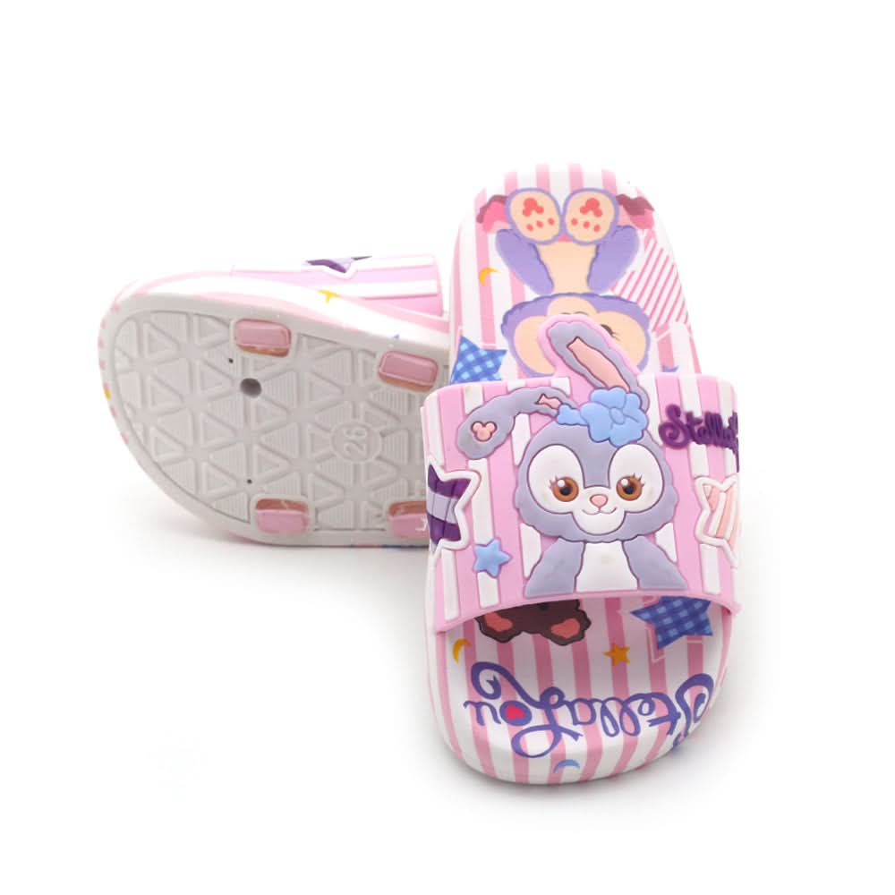 Girls Slider - Baby Pink, Girls Slippers, Chase Value, Chase Value