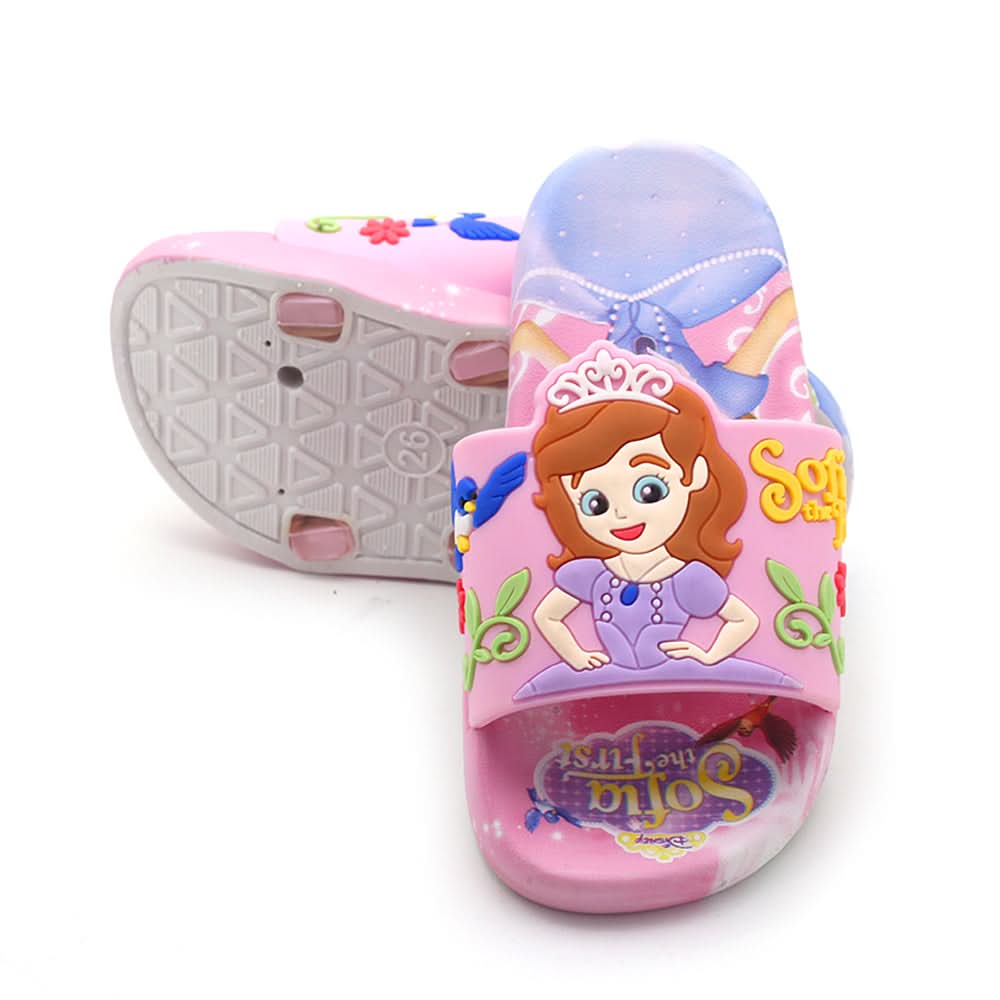 Girls Slider - Pink, Girls Slippers, Chase Value, Chase Value
