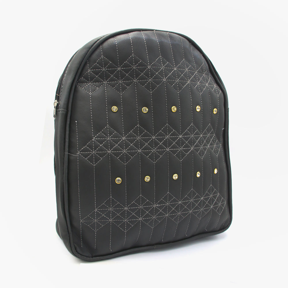 Girls Backpack - Black, kids bags, Chase Value, Chase Value