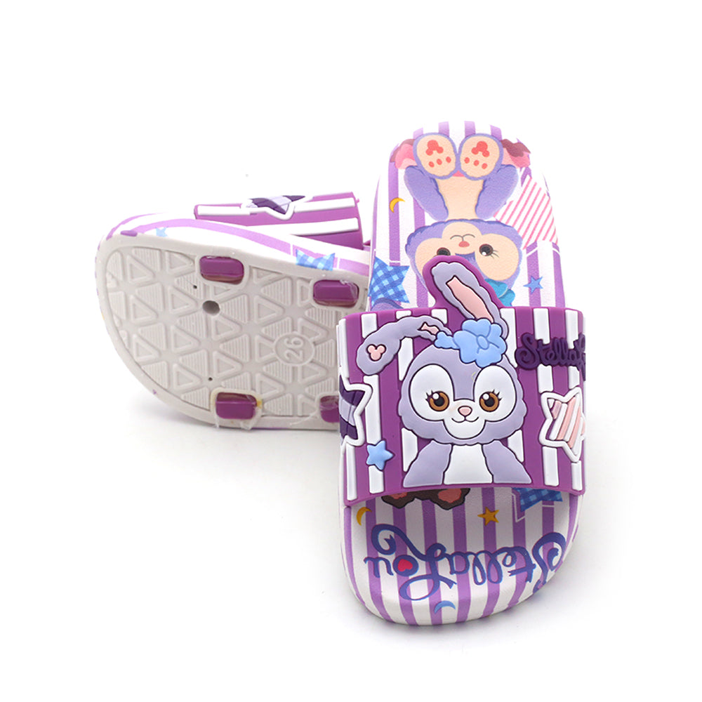 Girls Slider - Purple, Girls Slippers, Chase Value, Chase Value