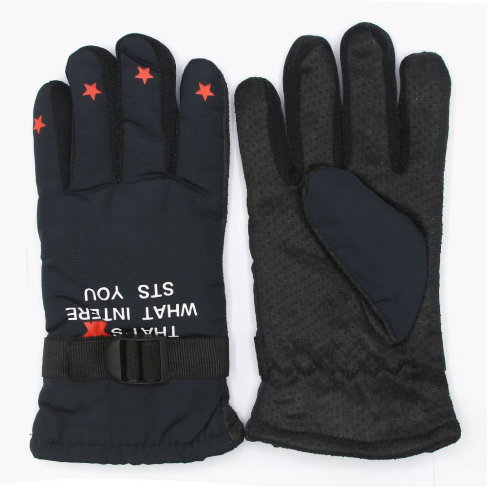 Boys Leather Gloves - Black, Boys Caps & Gloves, Chase Value, Chase Value