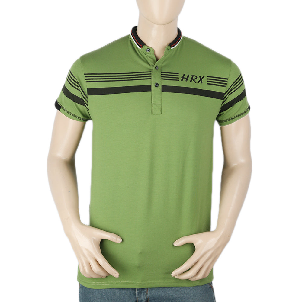 Men's Half Sleeves Polo T-Shirt - Green, Men, T-Shirts And Polos, Chase Value, Chase Value