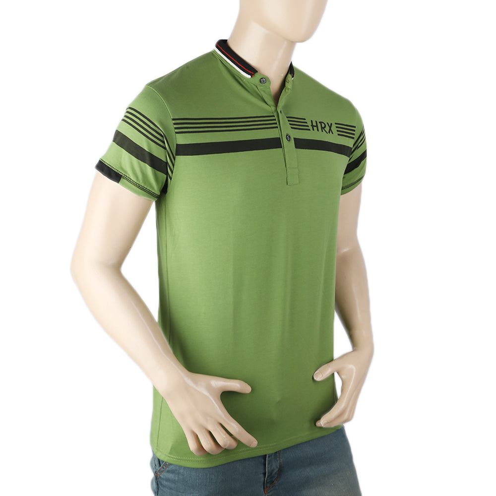 Men's Half Sleeves Polo T-Shirt - Green, Men, T-Shirts And Polos, Chase Value, Chase Value