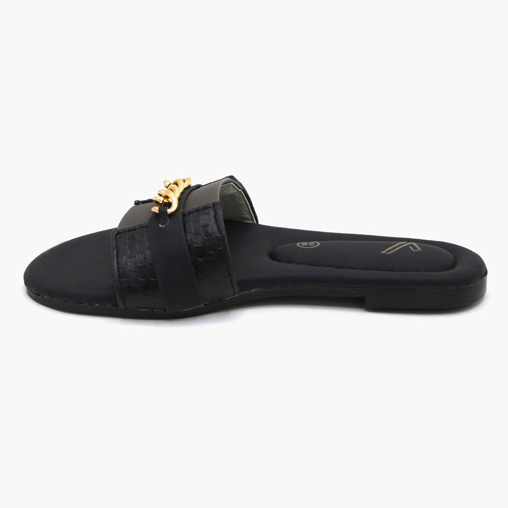 Girls Slipper - Black, Girls Slippers, Chase Value, Chase Value