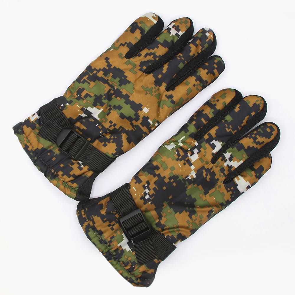 Boys Printed Leather Gloves  - Brown, Boys Caps & Gloves, Chase Value, Chase Value