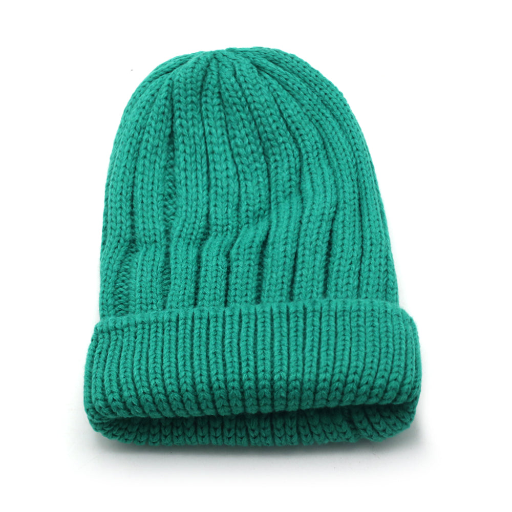 Kids Woolen Cap - Sea Green, Boys Caps & Gloves, Chase Value, Chase Value