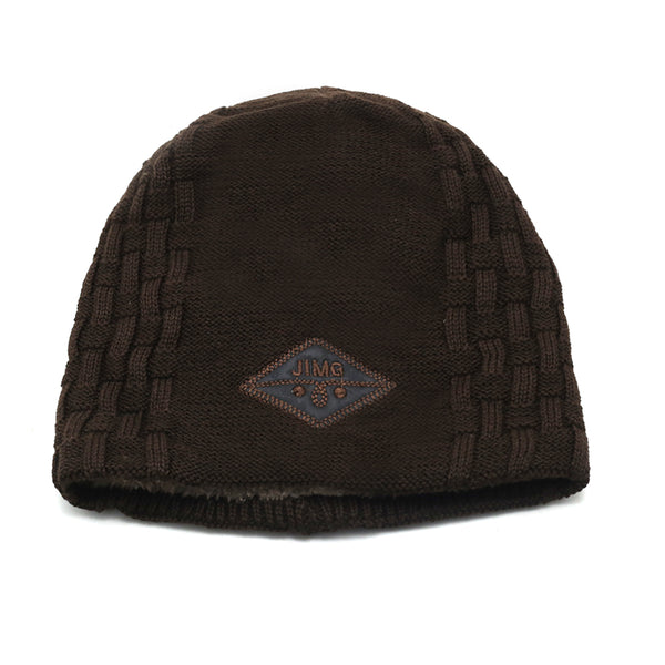 Men's Woolen Cap - Brown