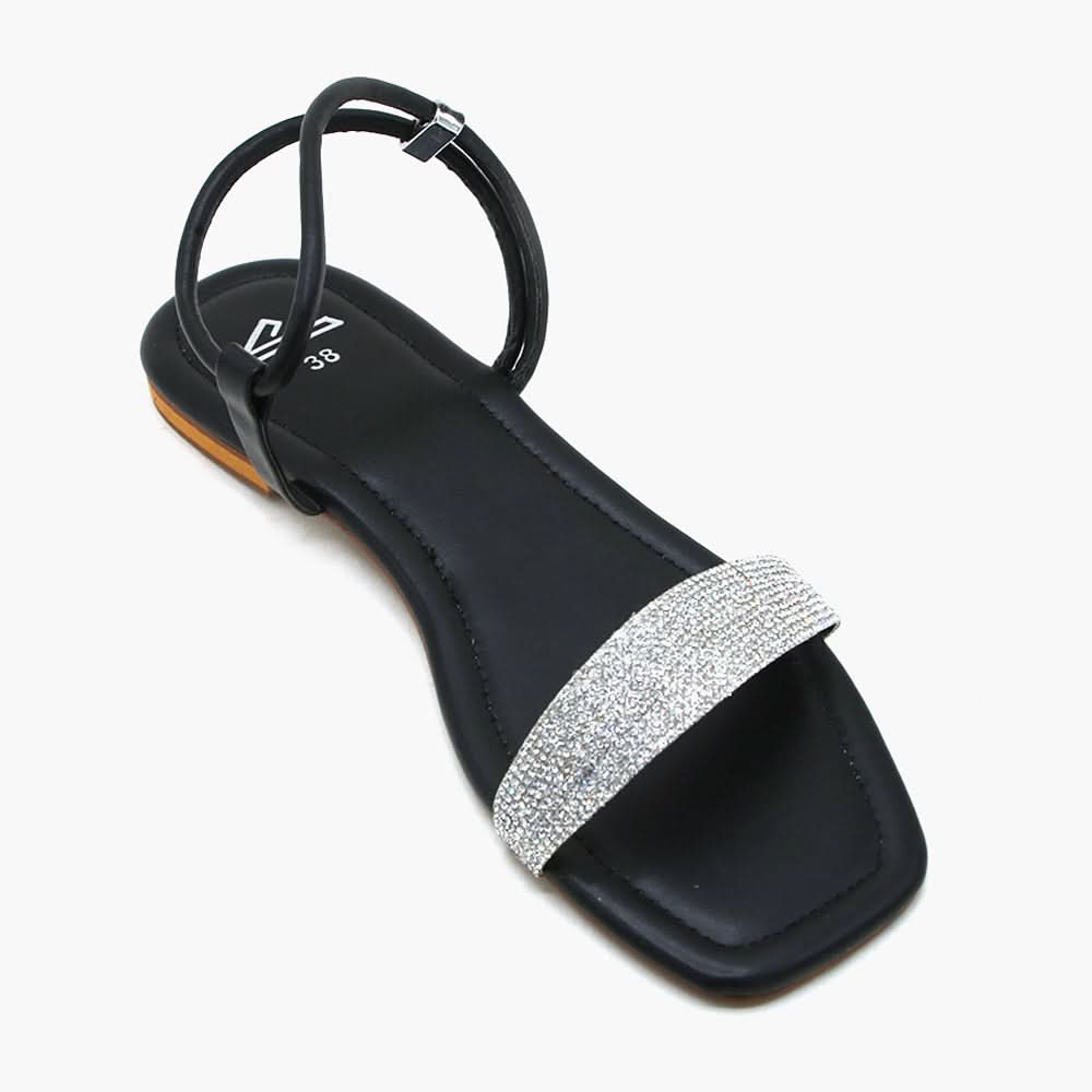 Women's Sandal - Black, Women Sandals, Chase Value, Chase Value