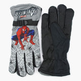 Boys Leather Gloves - Grey, Boys Caps & Gloves, Chase Value, Chase Value