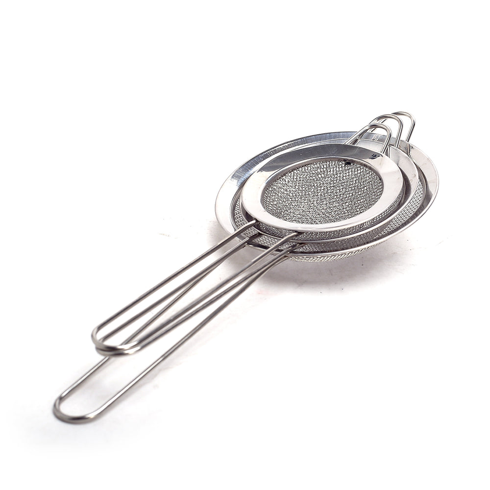 Tea Strainer 3Pcs - Silver, Strainer, Chase Value, Chase Value