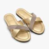 Girls Slipper - Golden, Girls Slippers, Chase Value, Chase Value