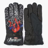 Boys Leather Gloves - Black, Boys Caps & Gloves, Chase Value, Chase Value