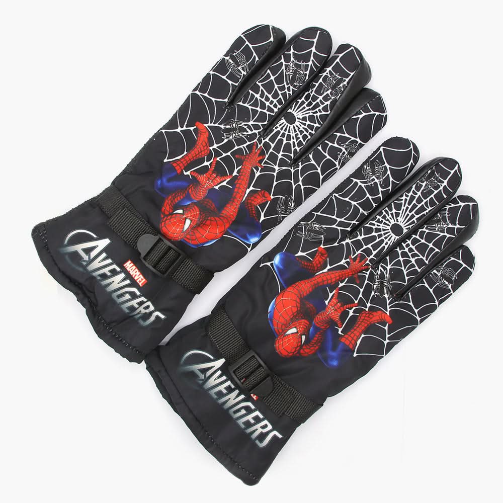 Boys Leather Gloves - Black, Boys Caps & Gloves, Chase Value, Chase Value