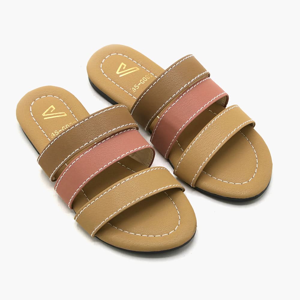 Girls Slipper - Fawn, Girls Slippers, Chase Value, Chase Value