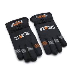 Men's Winter Gloves - Orange