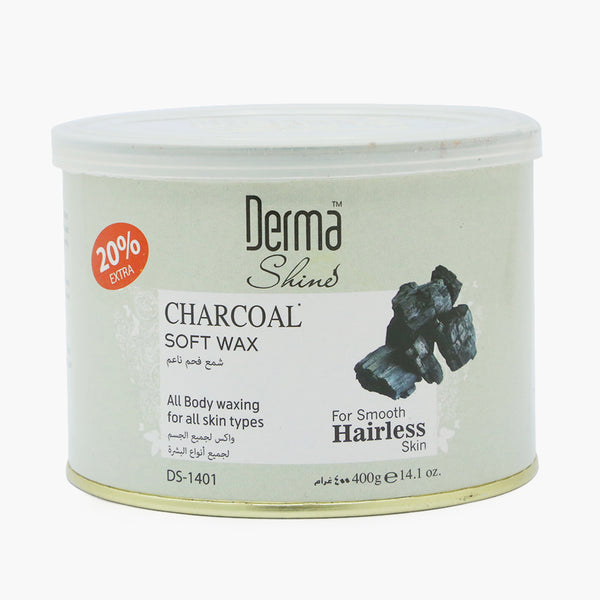 Derma Shine Charcoal Soft Wax For Smooth Hairless Skin 400g, Hair Removal, Derma Shine, Chase Value